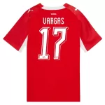 Camisola Suíça Vargas 17 Homem Equipamento 1ª Mundial 2026