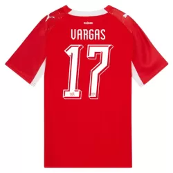 Camisola Suíça Vargas 17 Homem Equipamento 1ª Mundial 2026 Camisola Suíça Vargas 17 Homem Equipamento 1ª Mundial 2026