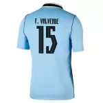 Camisola Uruguai Federico Valverde 15 Homem Equipamento 1ª Mundial 2026