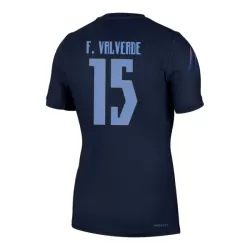 Camisola Uruguai Federico Valverde 15 Homem Equipamento 2ª Mundial 2026 Camisola Uruguai Federico Valverde 15 Homem Equipamento 2ª Mundial 2026