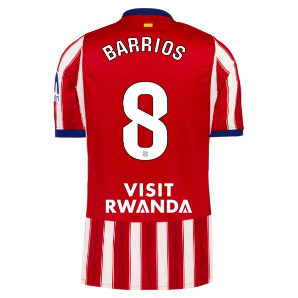 Camisola Atlético Madrid Barrios 8 Homem Equipamento 1ª 2026-27 Camisola Atlético Madrid Barrios 8 Homem Equipamento 1ª 2026-27