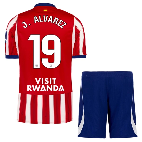 Camisola Atlético Madrid J. Alvarez 19 Criança Equipamento 1ª 2026-27 Camisola Atlético Madrid J. Alvarez 19 Criança Equipamento 1ª 2026-27