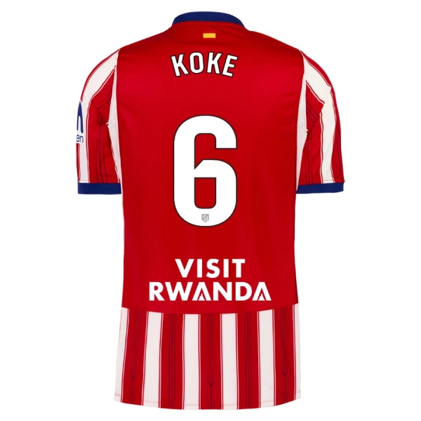 Camisola Atlético Madrid Koke 6 Homem Equipamento 1ª 2026-27 Camisola Atlético Madrid Koke 6 Homem Equipamento 1ª 2026-27