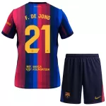 Camisola FC Barcelona Frenkie de Jong 21 Criança Equipamento 1ª 2026-27