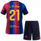 Camisola FC Barcelona Frenkie de Jong 21 Criança Equipamento 1ª 2026-27 Camisola FC Barcelona Frenkie de Jong 21 Criança Equipamento 1ª 2026-27
