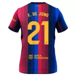 Camisola FC Barcelona Frenkie de Jong 21 Homem Equipamento 1ª 2026-27