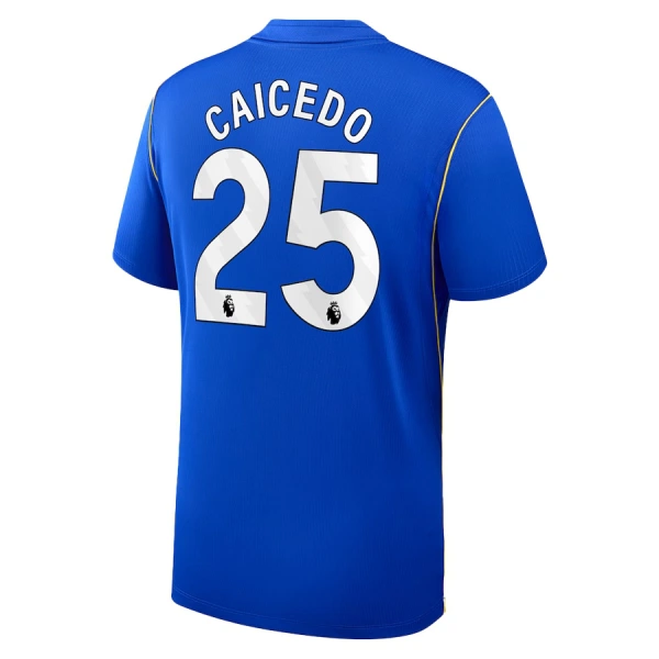 Camisola Chelsea Caicedo 25 Homem Equipamento 1ª 2026-27