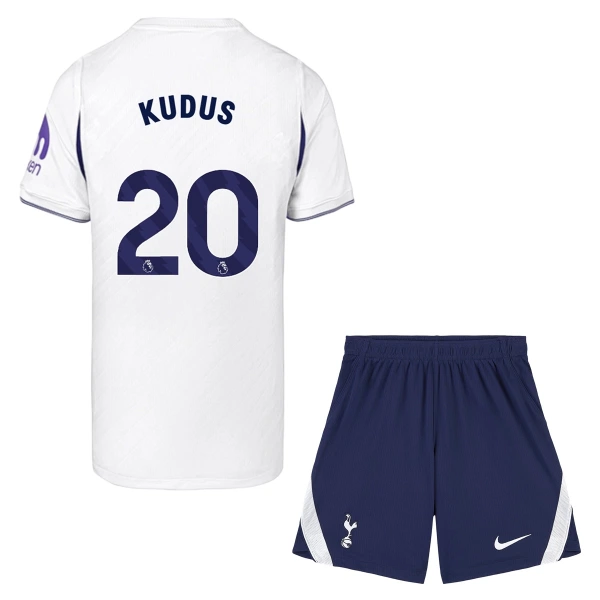 Camisola Tottenham Hotspur Kudus 20 Criança Equipamento 1ª 2026-27 Camisola Tottenham Hotspur Kudus 20 Criança Equipamento 1ª 2026-27