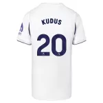 Camisola Tottenham Hotspur Kudus 20 Homem Equipamento 1ª 2026-27