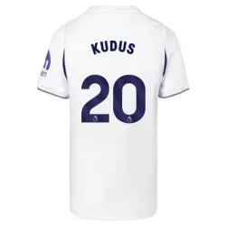 Camisola Tottenham Hotspur Kudus 20 Homem Equipamento 1ª 2026-27 Camisola Tottenham Hotspur Kudus 20 Homem Equipamento 1ª 2026-27