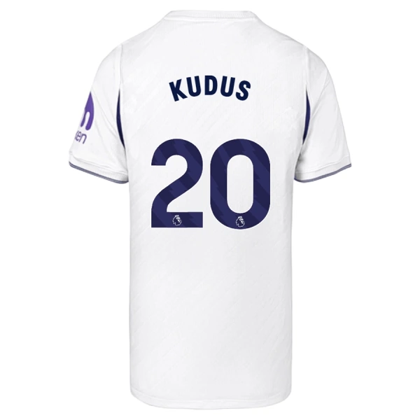 Camisola Tottenham Hotspur Kudus 20 Homem Equipamento 1ª 2026-27 Camisola Tottenham Hotspur Kudus 20 Homem Equipamento 1ª 2026-27