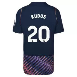 Camisola Tottenham Hotspur Kudus 20 Homem Equipamento 2ª 2026-27 Camisola Tottenham Hotspur Kudus 20 Homem Equipamento 2ª 2026-27