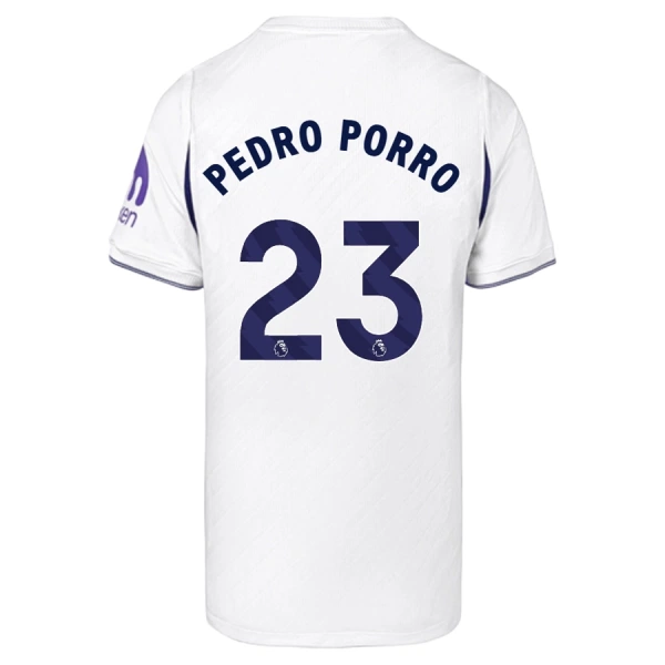 Camisola Tottenham Hotspur Pedro Porro 23 Homem Equipamento 1ª 2026-27 Camisola Tottenham Hotspur Pedro Porro 23 Homem Equipamento 1ª 2026-27