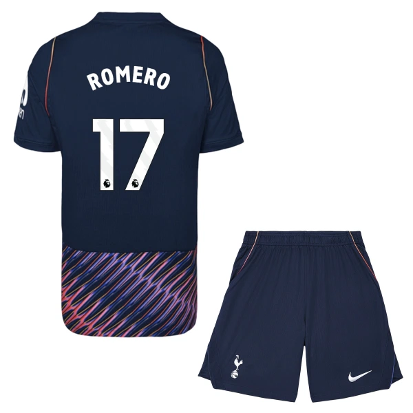 Camisola Tottenham Hotspur Romero 17 Criança Equipamento 2ª 2026-27 Camisola Tottenham Hotspur Romero 17 Criança Equipamento 2ª 2026-27