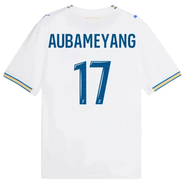 Camisola Olympique Marseille Aubameyang 17 Homem Equipamento 1ª 2026-27 Camisola Olympique Marseille Aubameyang 17 Homem Equipamento 1ª 2026-27