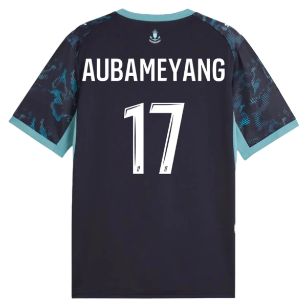 Camisola Olympique Marseille Aubameyang 17 Homem Equipamento 2ª 2026-27 Camisola Olympique Marseille Aubameyang 17 Homem Equipamento 2ª 2026-27
