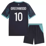 Camisola Olympique Marseille Greenwood 10 Criança Equipamento 2ª 2026-27