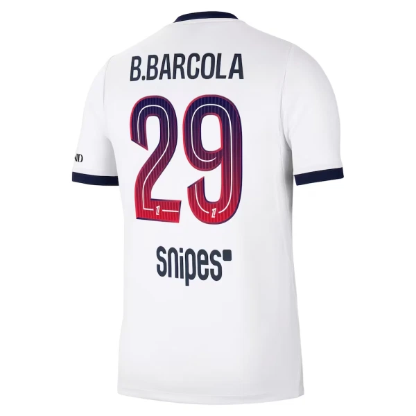 Camisola Paris Saint-Germain Bradley Barcola 29 Homem Equipamento 2ª 2026-27