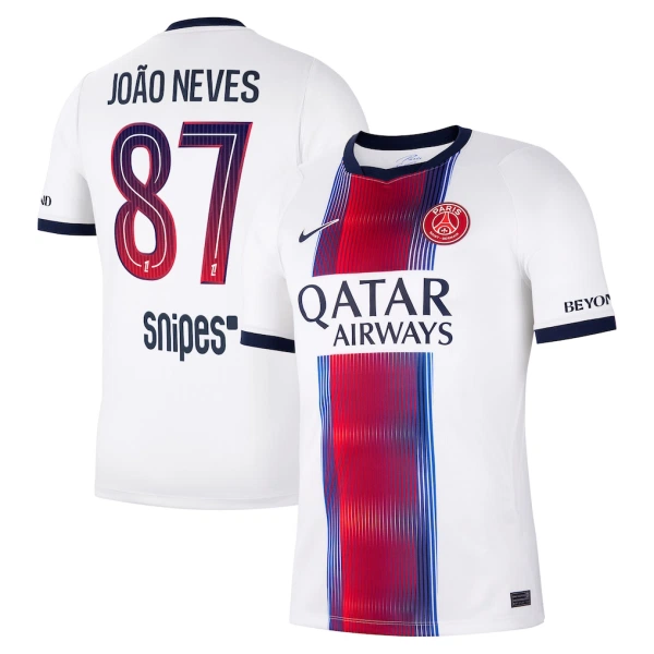 Camisola Paris Saint-Germain Joao Neves 87 Homem Equipamento 2ª 2026-27 Camisola Paris Saint-Germain Joao Neves 87 Homem Equipamento 2ª 2026-27