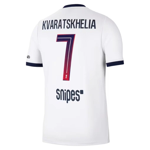 Camisola Paris Saint-Germain Kvaratskhelia 7 Homem Equipamento 2ª 2026-27