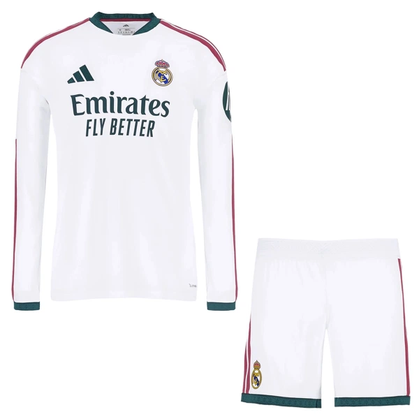 Camisola Manga Comprida Real Madrid Criança Equipamento 1ª 2026-27 Camisola Manga Comprida Real Madrid Criança Equipamento 1ª 2026-27