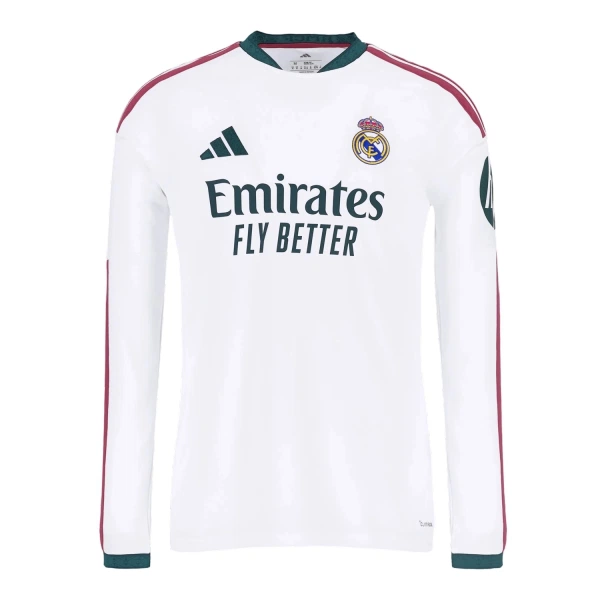 Camisola Manga Comprida Real Madrid Mbappé 10 Homem Equipamento 1ª 2026-27