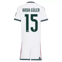 Camisola Real Madrid Arda Guler 15 Criança Equipamento 1ª 2026-27 Camisola Real Madrid Arda Guler 15 Criança Equipamento 1ª 2026-27