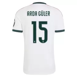 Camisola Real Madrid Arda Guler 15 Homem Equipamento 1ª 2026-27 Camisola Real Madrid Arda Guler 15 Homem Equipamento 1ª 2026-27
