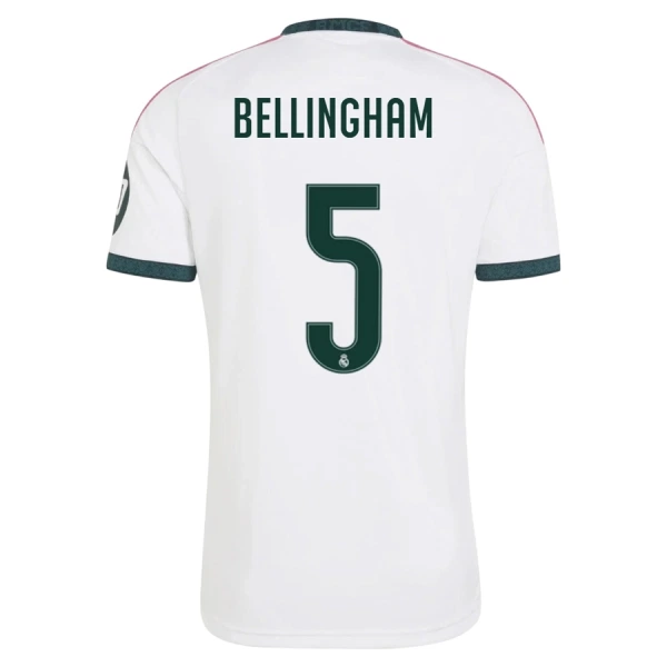 Camisola Real Madrid Bellingham 5 Homem Equipamento 1ª 2026-27 Camisola Real Madrid Bellingham 5 Homem Equipamento 1ª 2026-27
