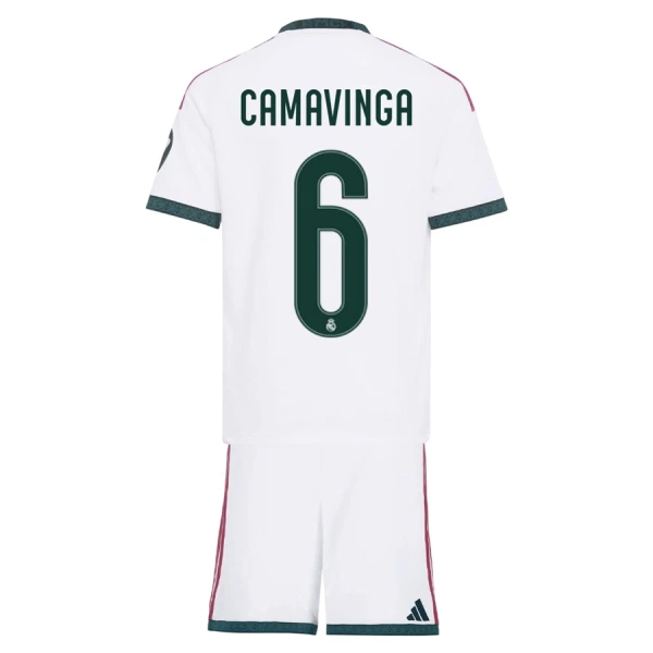 Camisola Real Madrid Camavinga 6 Criança Equipamento 1ª 2026-27 Camisola Real Madrid Camavinga 6 Criança Equipamento 1ª 2026-27