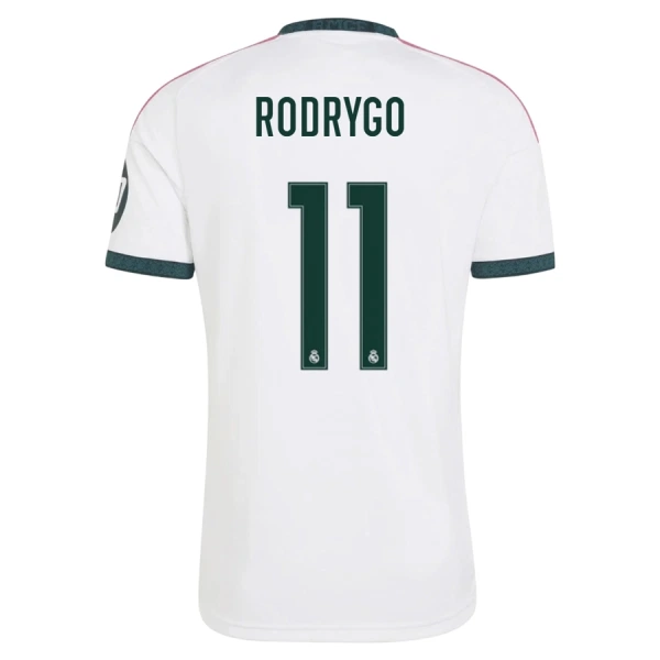 Camisola Real Madrid Rodrygo 11 Homem Equipamento 1ª 2026-27 Camisola Real Madrid Rodrygo 11 Homem Equipamento 1ª 2026-27