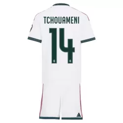 Camisola Real Madrid Tchouaméni 14 Criança Equipamento 1ª 2026-27 Camisola Real Madrid Tchouaméni 14 Criança Equipamento 1ª 2026-27