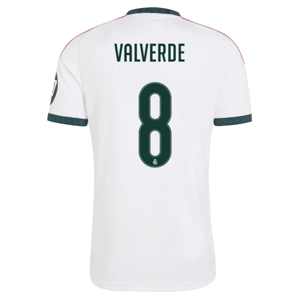 Camisola Real Madrid Valverde 8 Homem Equipamento 1ª 2026-27 Camisola Real Madrid Valverde 8 Homem Equipamento 1ª 2026-27