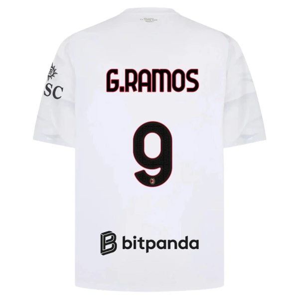 Camisola AC Milan G. Ramos 9 Homem Equipamento 2ª 2026-27 Camisola AC Milan G. Ramos 9 Homem Equipamento 2ª 2026-27
