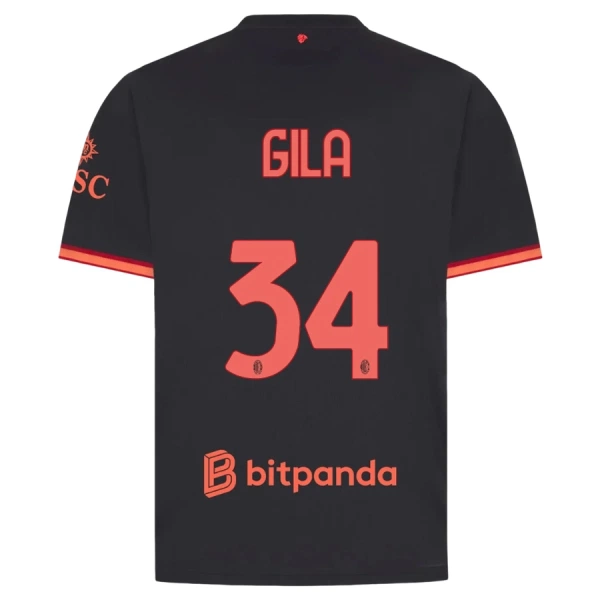 Camisola AC Milan Gila 34 Homem Equipamento 3ª 2026-27 Camisola AC Milan Gila 34 Homem Equipamento 3ª 2026-27