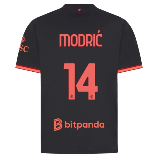 Camisola AC Milan Modrić 14 Homem Equipamento 3ª 2026-27 Camisola AC Milan Modrić 14 Homem Equipamento 3ª 2026-27