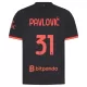 Camisola AC Milan Pavlovic 31 Homem Equipamento 3ª 2026-27 Camisola AC Milan Pavlovic 31 Homem Equipamento 3ª 2026-27