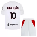 Camisola AC Milan Rafael Leao 10 Criança Equipamento 2ª 2026-27