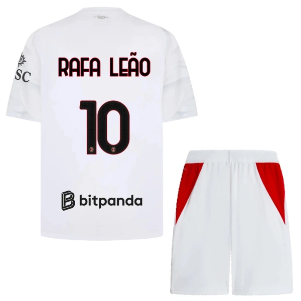 Camisola AC Milan Rafael Leao 10 Criança Equipamento 2ª 2026-27 Camisola AC Milan Rafael Leao 10 Criança Equipamento 2ª 2026-27