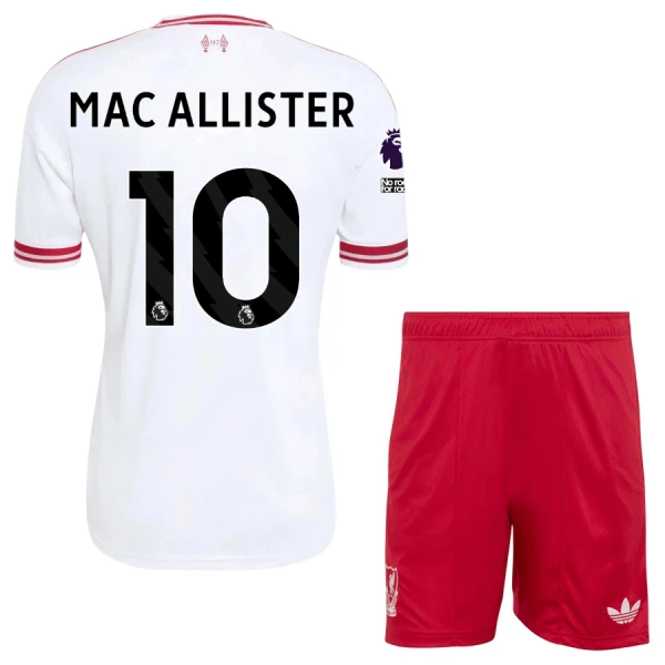 Camisola Liverpool Mac Allister 10 Criança Equipamento 2ª 2026-27 Camisola Liverpool Mac Allister 10 Criança Equipamento 2ª 2026-27