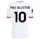 Camisola Liverpool Mac Allister 10 Criança Equipamento 2ª 2026-27