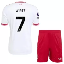 Camisola Liverpool Wirtz 7 Criança Equipamento 2ª 2026-27
