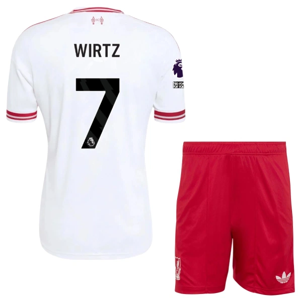 Camisola Liverpool Wirtz 7 Criança Equipamento 2ª 2026-27