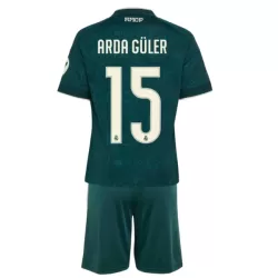 Camisola Real Madrid Arda Guler 15 Criança Equipamento 2ª 2026-27