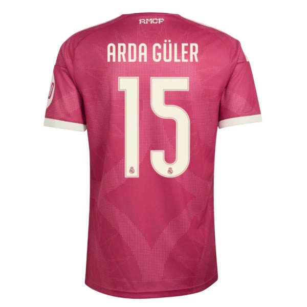 Camisola Real Madrid Arda Guler 15 Homem Equipamento 3ª 2026-27 Camisola Real Madrid Arda Guler 15 Homem Equipamento 3ª 2026-27