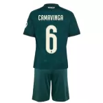Camisola Real Madrid Camavinga 6 Criança Equipamento 2ª 2026-27