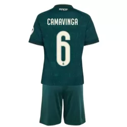 Camisola Real Madrid Camavinga 6 Criança Equipamento 2ª 2026-27