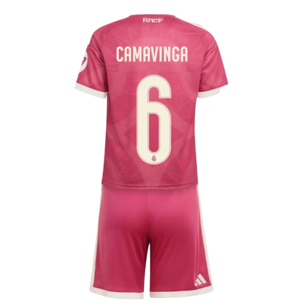 Camisola Real Madrid Camavinga 6 Criança Equipamento 3ª 2026-27