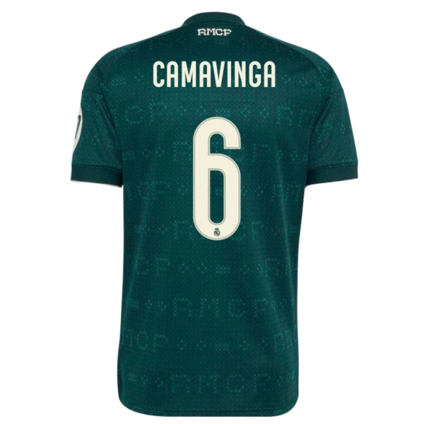 Camisola Real Madrid Camavinga 6 Homem Equipamento 2ª 2026-27