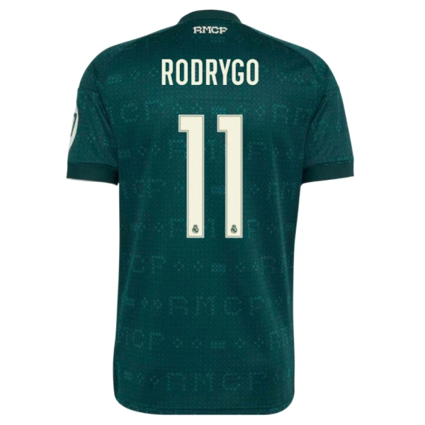 Camisola Real Madrid Rodrygo 11 Homem Equipamento 2ª 2026-27 Camisola Real Madrid Rodrygo 11 Homem Equipamento 2ª 2026-27